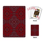 Red Mystic Playing Cards Single Design