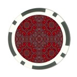 Red Mystic Poker Chip Card Guard