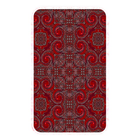 Red Mystic Memory Card Reader (Rectangular) from ArtsNow.com Front