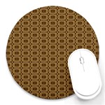 Basket Weave Round Mousepad