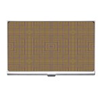 Driver s Plaid Business Card Holder