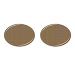 Driver s Plaid Cufflinks (Oval)