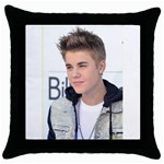 Justin Bieber 2012 Bbma 07 Throw Pillow Case (Black)