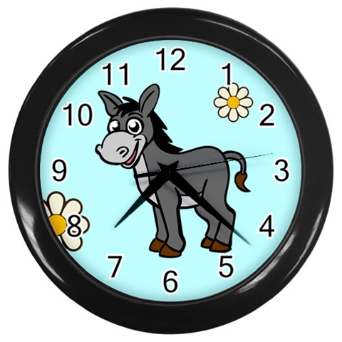 Rascal Wall Clock (Black) from ArtsNow.com Front