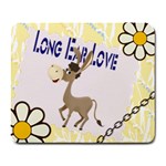 Longear love Large Mousepad