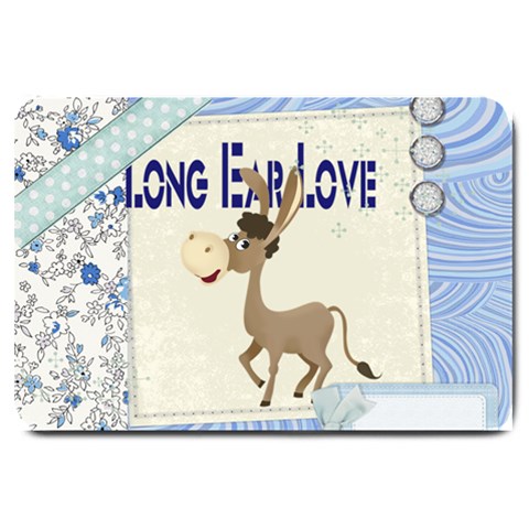 Longear love Large Doormat from ArtsNow.com 30 x20  Door Mat