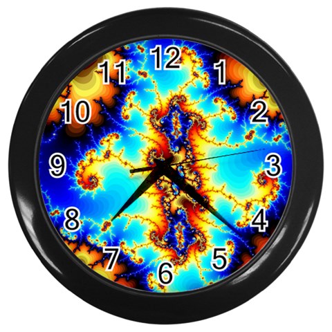 Mand0202 Wall Clock (Black) from ArtsNow.com Front