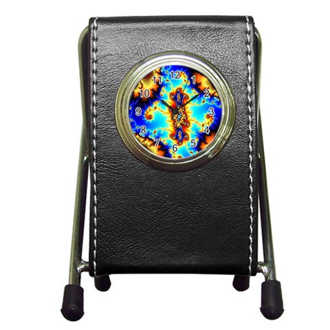 Mand0202 Pen Holder Desk Clock from ArtsNow.com Front