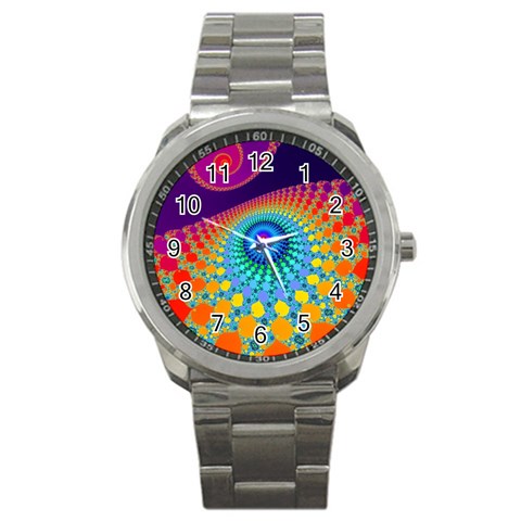 Mand0114 Sport Metal Watch from ArtsNow.com Front