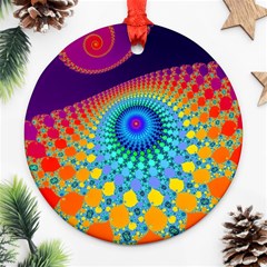 Mand0114 Round Ornament (Two Sides) from ArtsNow.com Back