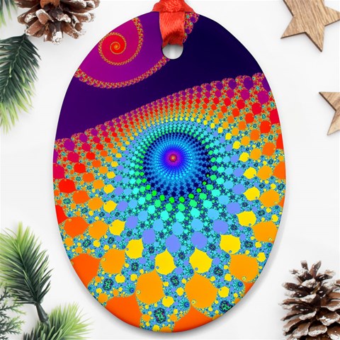 Mand0114 Oval Ornament (Two Sides) from ArtsNow.com Front