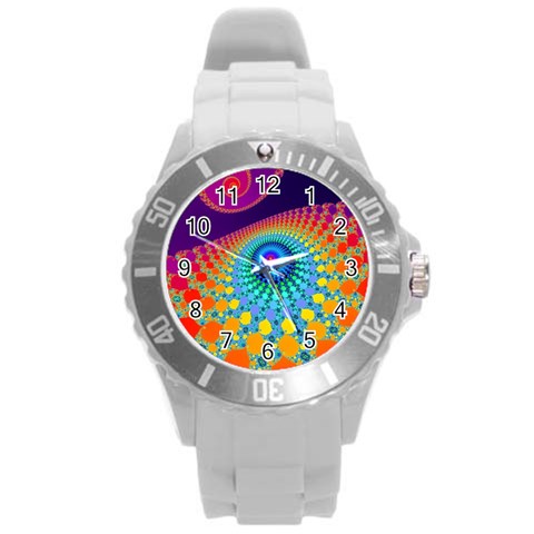 Mand0114 Round Plastic Sport Watch Large from ArtsNow.com Front