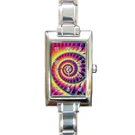 Fractal34 Rectangular Italian Charm Watch