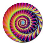 Fractal34 Round Mousepad