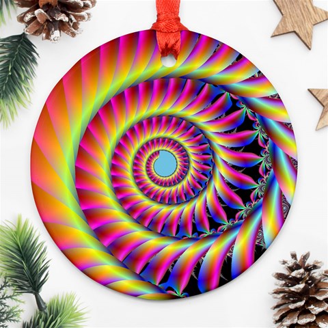 Fractal34 Ornament (Round) from ArtsNow.com Front