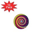 Fractal34 1  Mini Button (10 pack) 