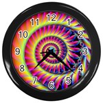 Fractal34 Wall Clock (Black)