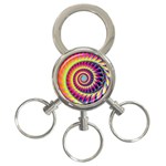 Fractal34 3-Ring Key Chain