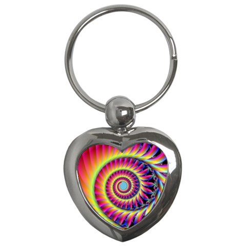 Fractal34 Key Chain (Heart) from ArtsNow.com Front