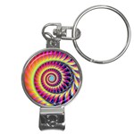 Fractal34 Nail Clippers Key Chain