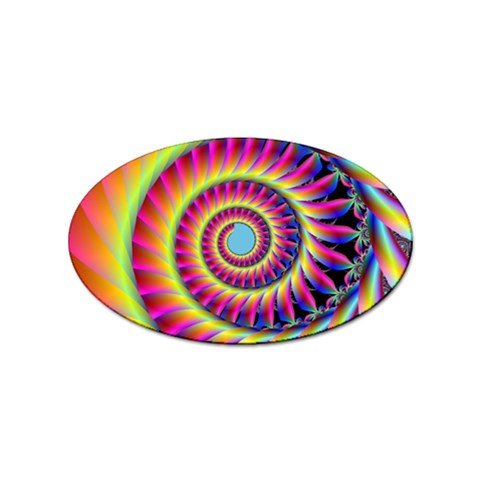 Fractal34 Sticker (Oval) from ArtsNow.com Front