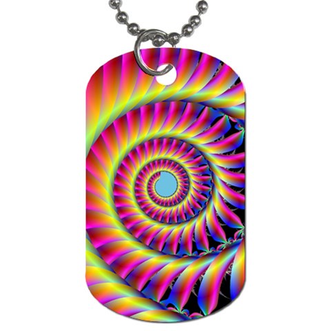 Fractal34 Dog Tag (Two Sides) from ArtsNow.com Front