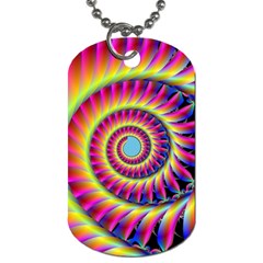 Fractal34 Dog Tag (Two Sides) from ArtsNow.com Front