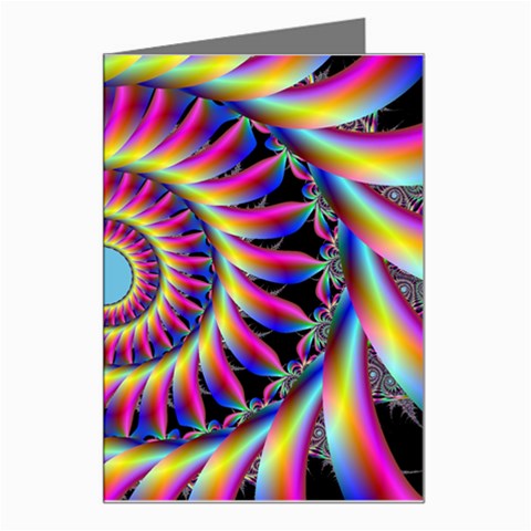 Fractal34 Greeting Card from ArtsNow.com Left