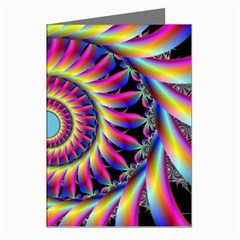 Fractal34 Greeting Cards (Pkg of 8) from ArtsNow.com Left