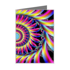 Fractal34 Mini Greeting Card from ArtsNow.com Left