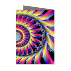 Fractal34 Mini Greeting Cards (Pkg of 8) from ArtsNow.com Left