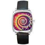 Fractal34 Square Metal Watch