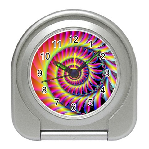 Fractal34 Travel Alarm Clock from ArtsNow.com Front