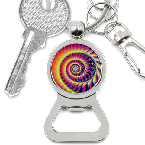 Fractal34 Bottle Opener Key Chain from ArtsNow.com Front