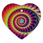 Fractal34 Heart Ornament (Two Sides)