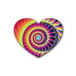 Fractal34 Heart Coaster (4 pack)