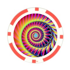 Fractal34 Poker Chip Card Guard from ArtsNow.com Back