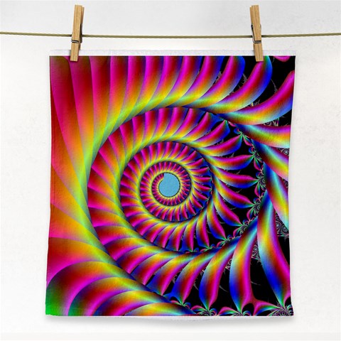Fractal34 Face Towel from ArtsNow.com Front
