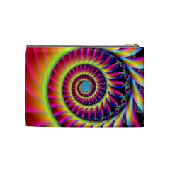 Fractal34 Cosmetic Bag (Medium) from ArtsNow.com Back