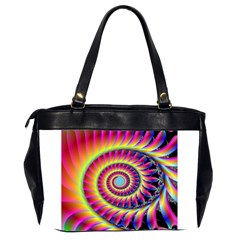 Fractal34 Oversize Office Handbag (Two Sides) from ArtsNow.com Back