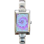 Fractal34 Rectangular Italian Charm Watch