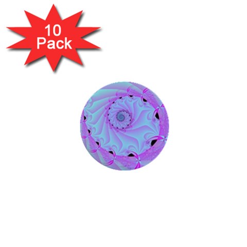 Fractal34 1  Mini Button (10 pack)  from ArtsNow.com Front