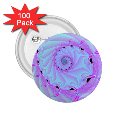 Fractal34 2.25  Button (100 pack) from ArtsNow.com Front