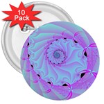 Fractal34 3  Button (10 pack)