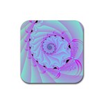 Fractal34 Rubber Coaster (Square)