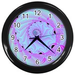 Fractal34 Wall Clock (Black)