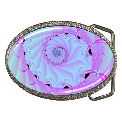 Fractal34 Belt Buckle from ArtsNow.com Front