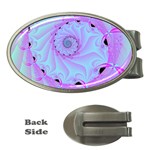 Fractal34 Money Clip (Oval)