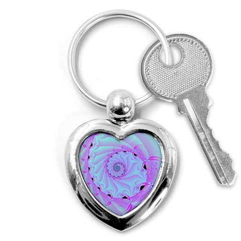 Fractal34 Key Chain (Heart) from ArtsNow.com Front