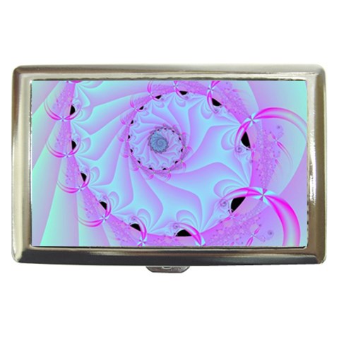 Fractal34 Cigarette Money Case from ArtsNow.com Front
